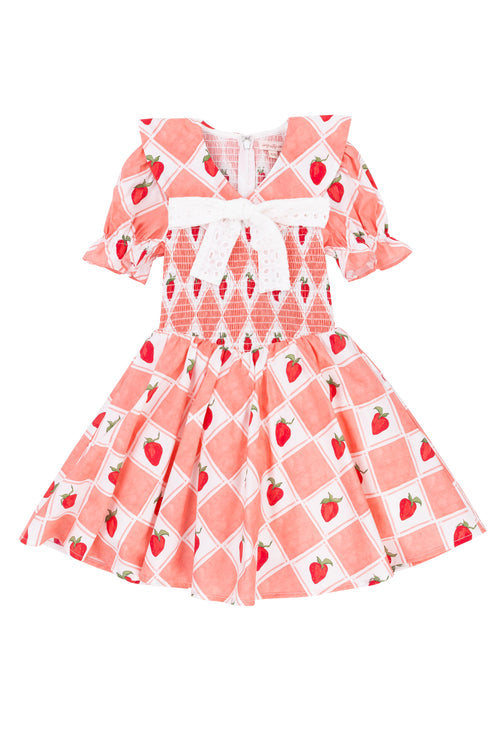 Mini Alice Dress in Strawberry