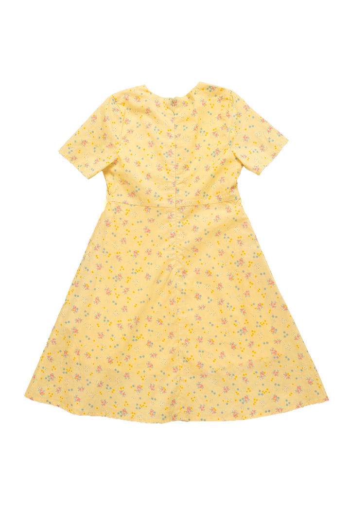 Mini Allie Dress in Yellow Floral
