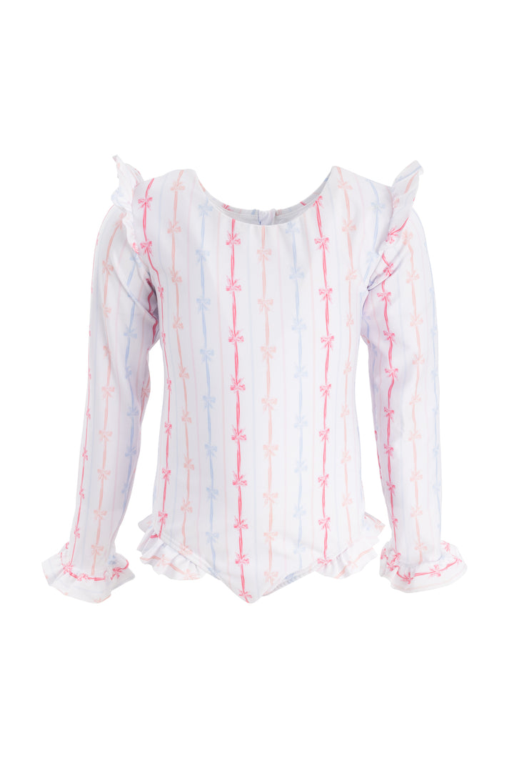 Mini Bella Rash Guard in Breea Bow