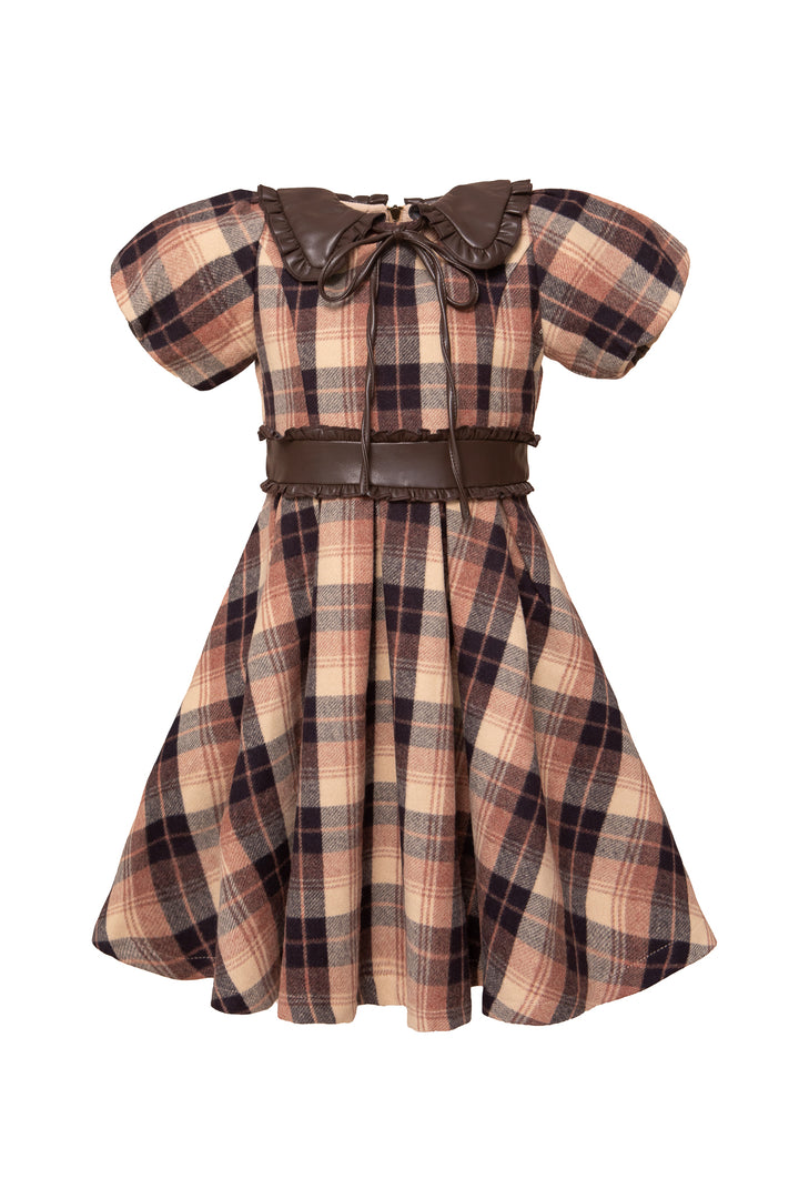 Mini Celine Dress in Plaid - FINAL SALE