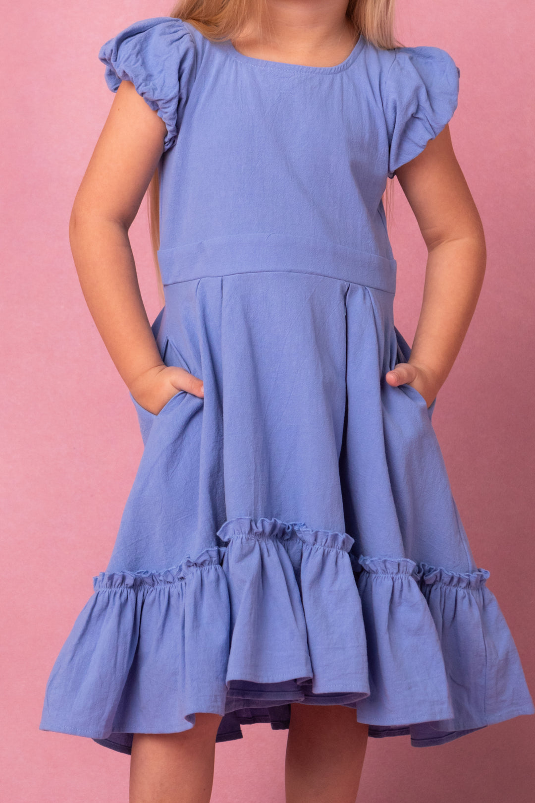 Mini Dahlia Dress in Blue - FINAL SALE