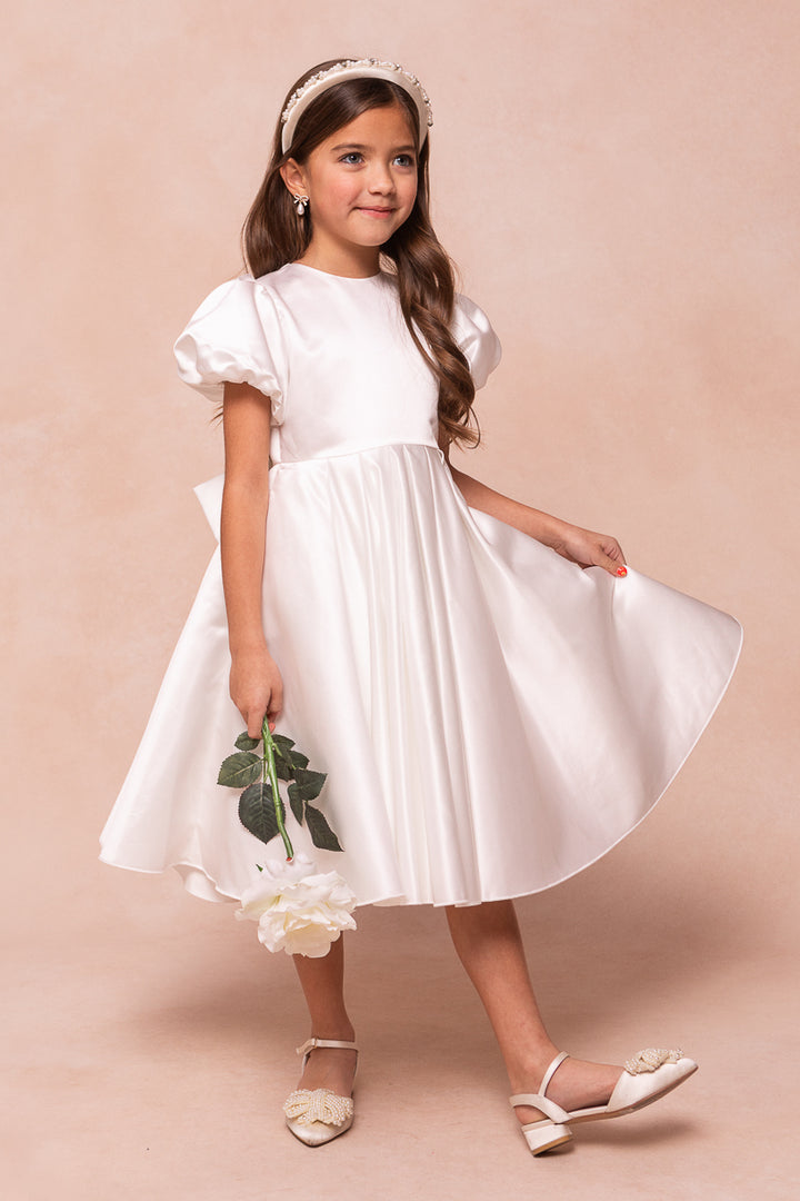 Mini Marlie Mae Dress in White