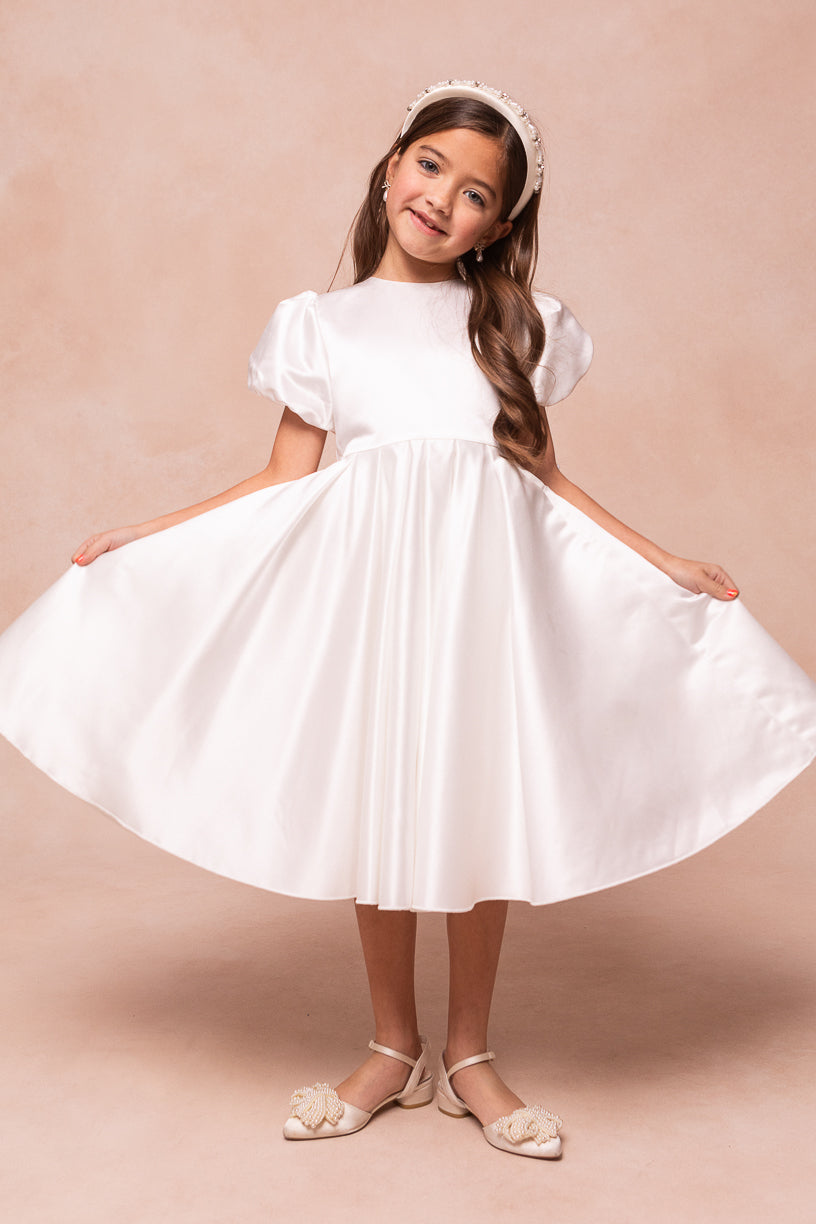 Mini Marlie Mae Dress in White