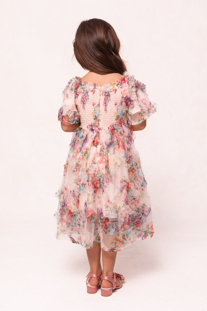 Mini Florentina Dress in Pink Floral
