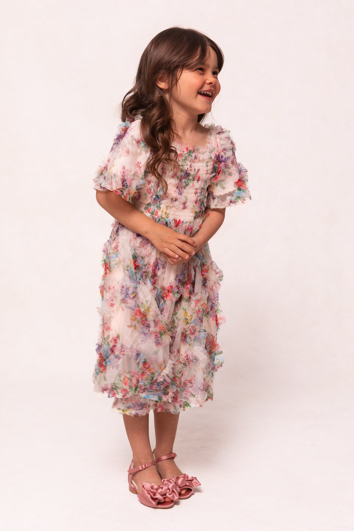 Mini Florentina Dress in Pink Floral