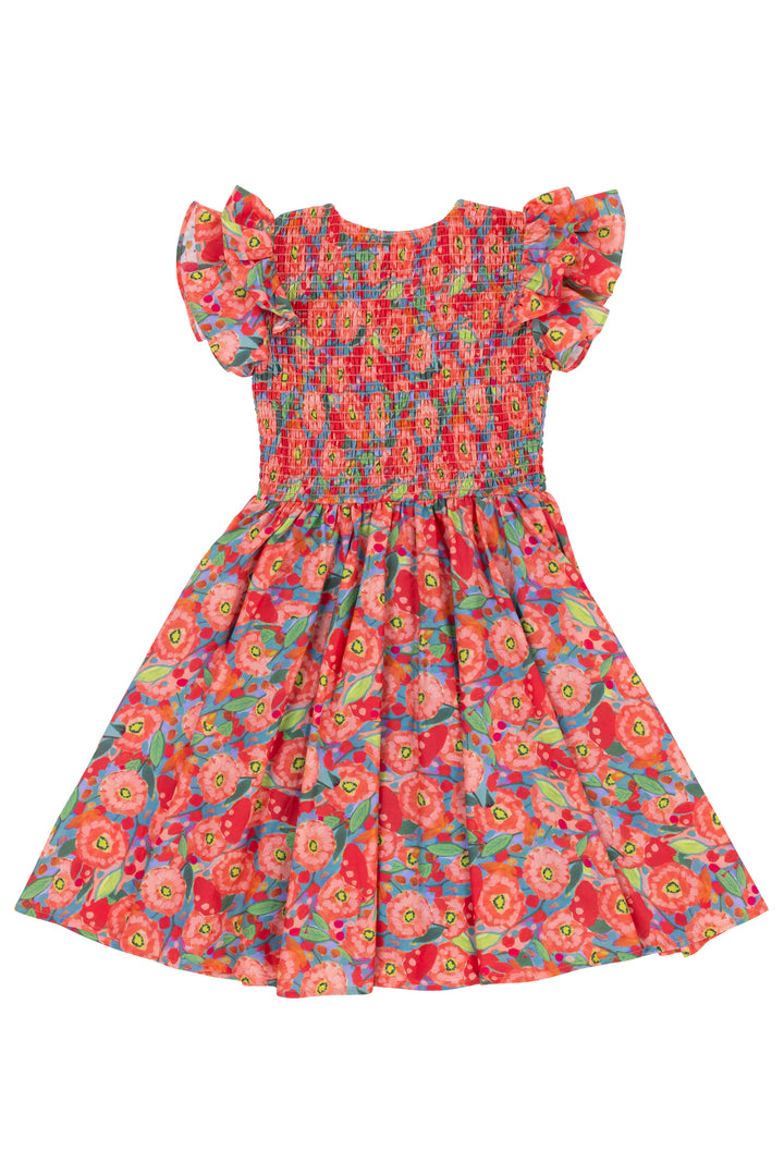 Mini Hattie Dress in Poppy