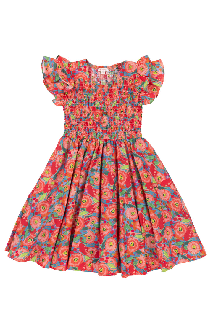 Mini Hattie Dress in Poppy