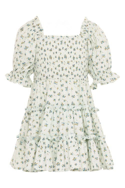 Mini Madeline Dress in Blue