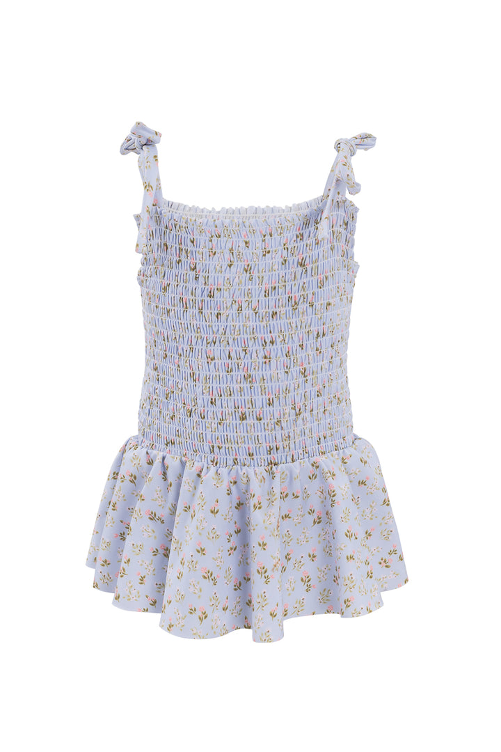 Mini Maggie One Piece in Blue Disty Floral