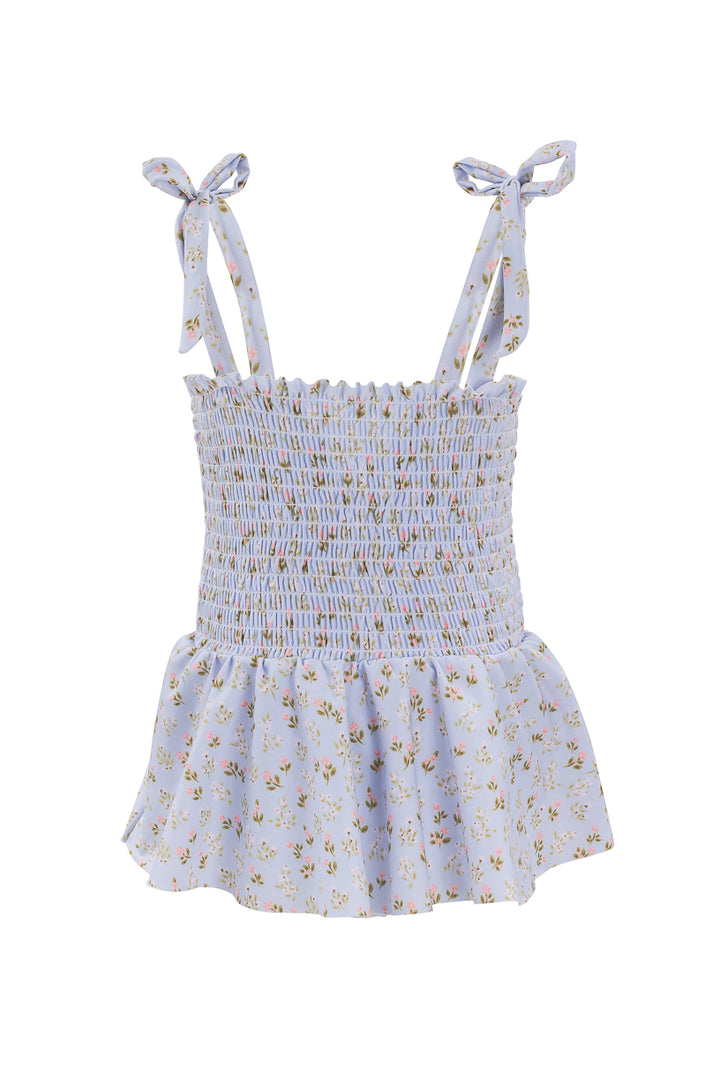 Mini Maggie One Piece in Blue Disty Floral