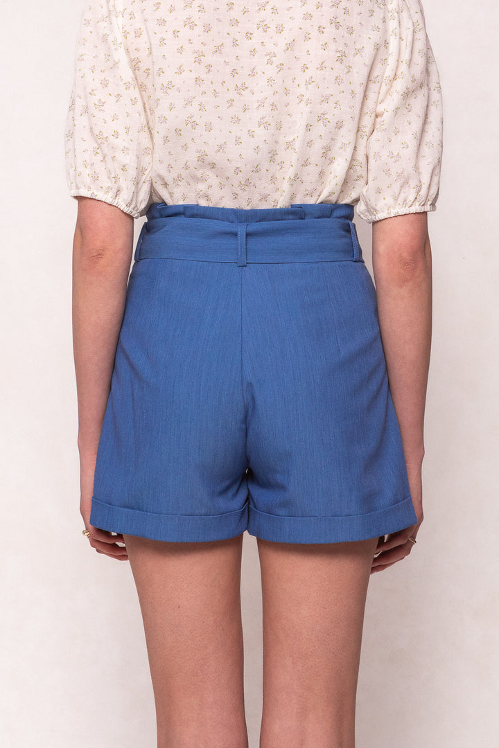 Maria Shorts in Chambray