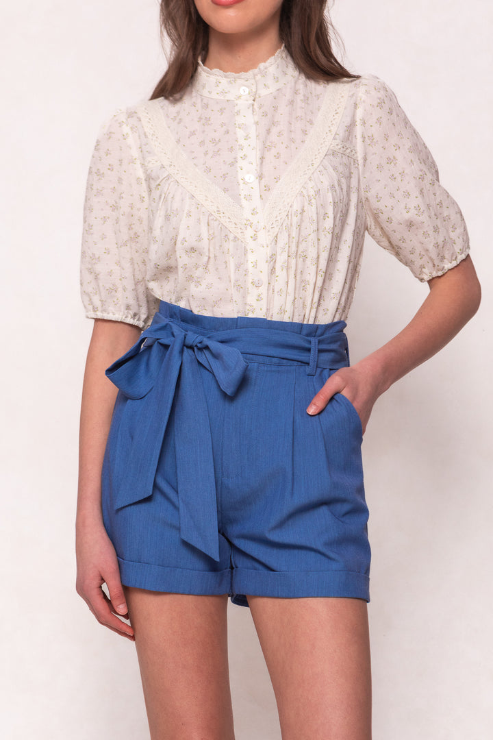 Maria Shorts in Chambray