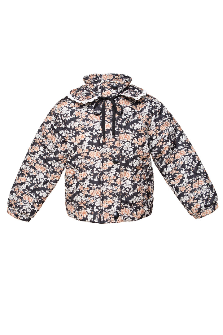 Mini McKenna Quilted Jacket in Floral - FINAL SALE