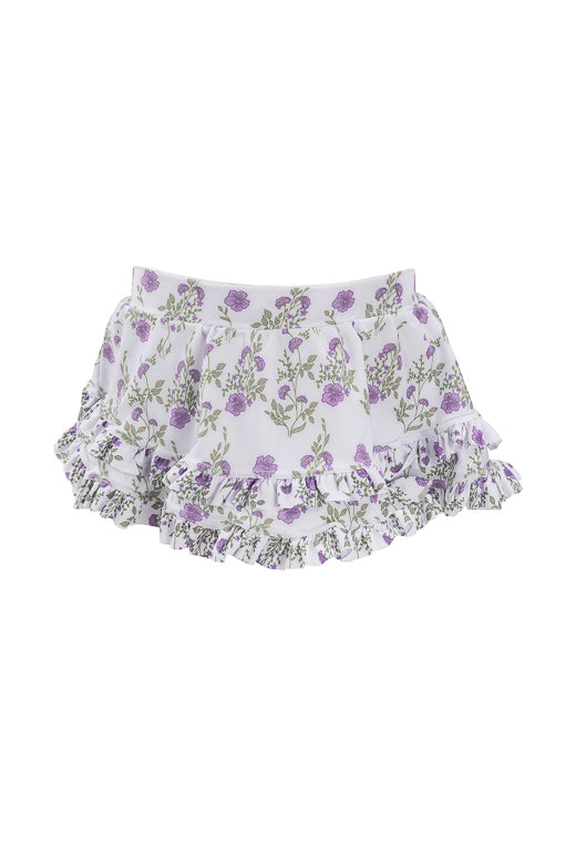 Mini Rita Ruffle Skirt in Maeve Floral