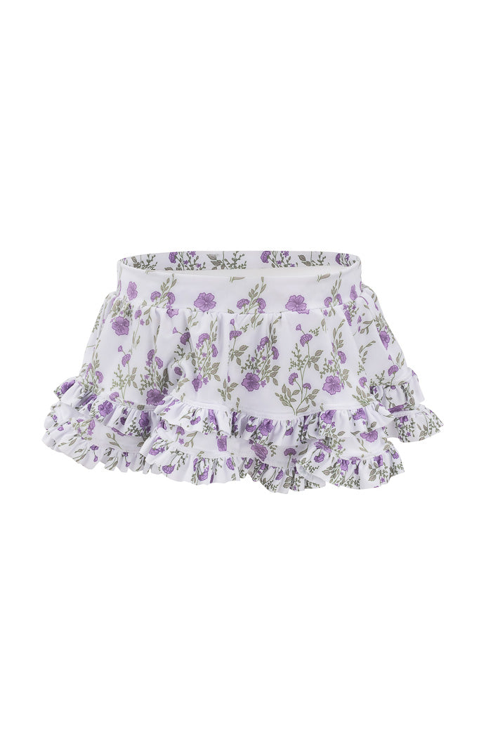 Mini Rita Ruffle Skirt in Maeve Floral