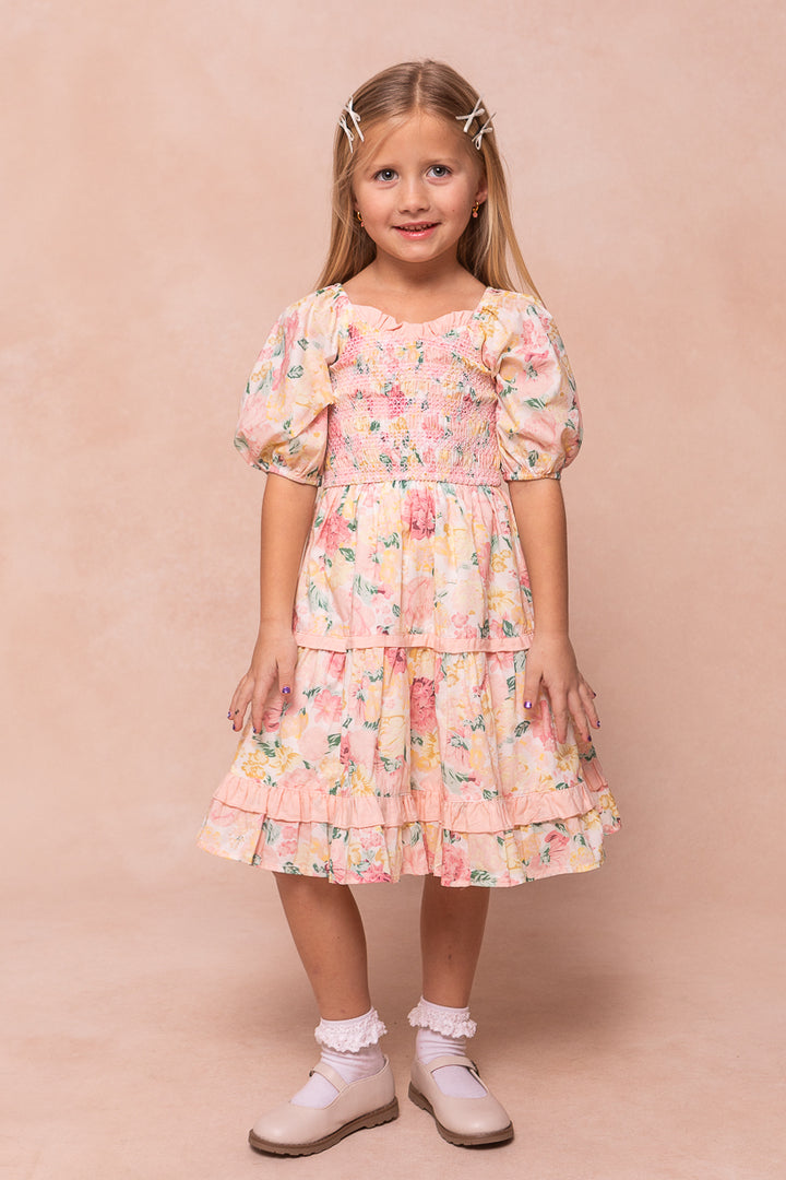 Mini Roselyn Dress in Pastel Floral