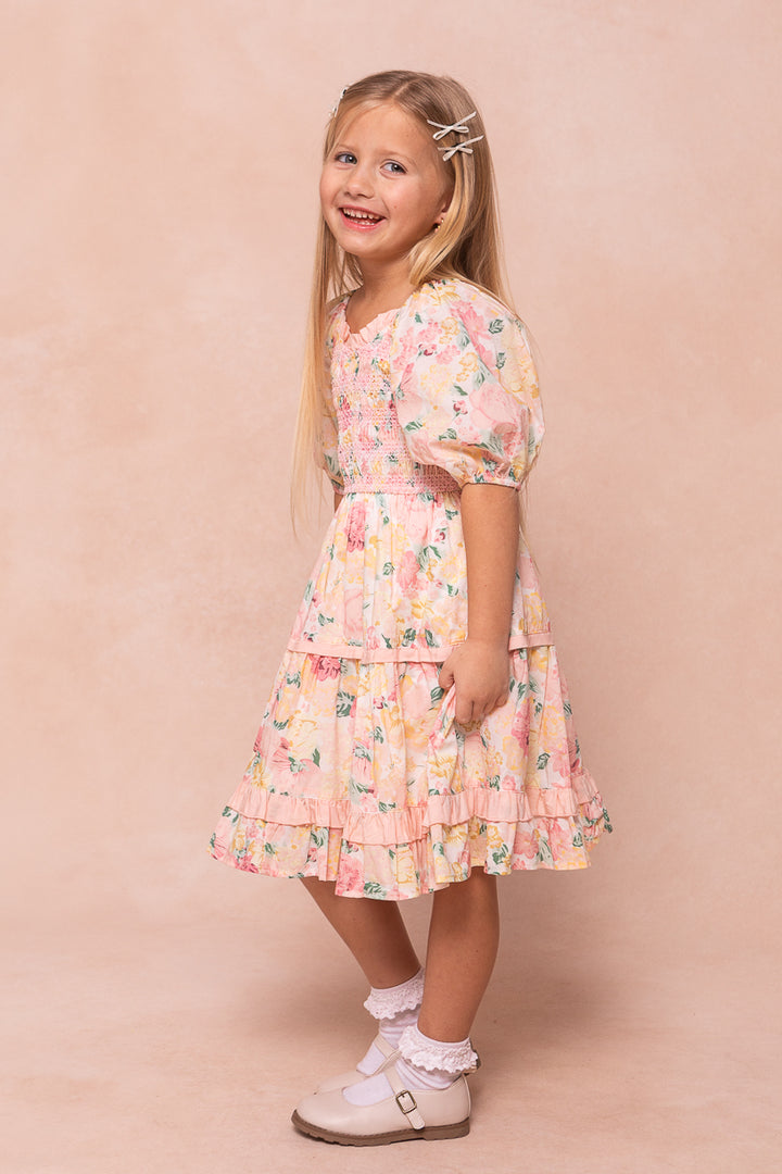 Mini Roselyn Dress in Pastel Floral