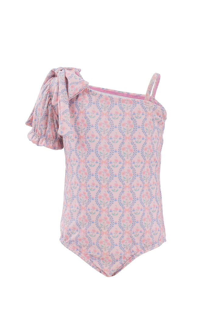 Mini Sailor One Piece in Raquel Pink Floral