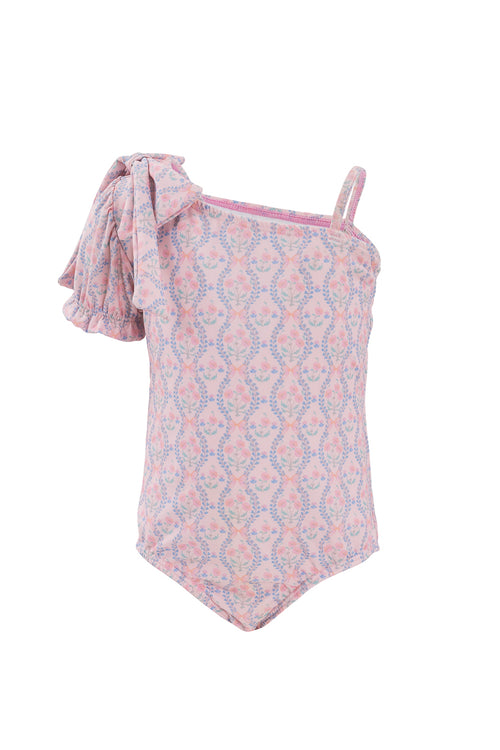 Mini Sailor One Piece in Raquel Pink Floral