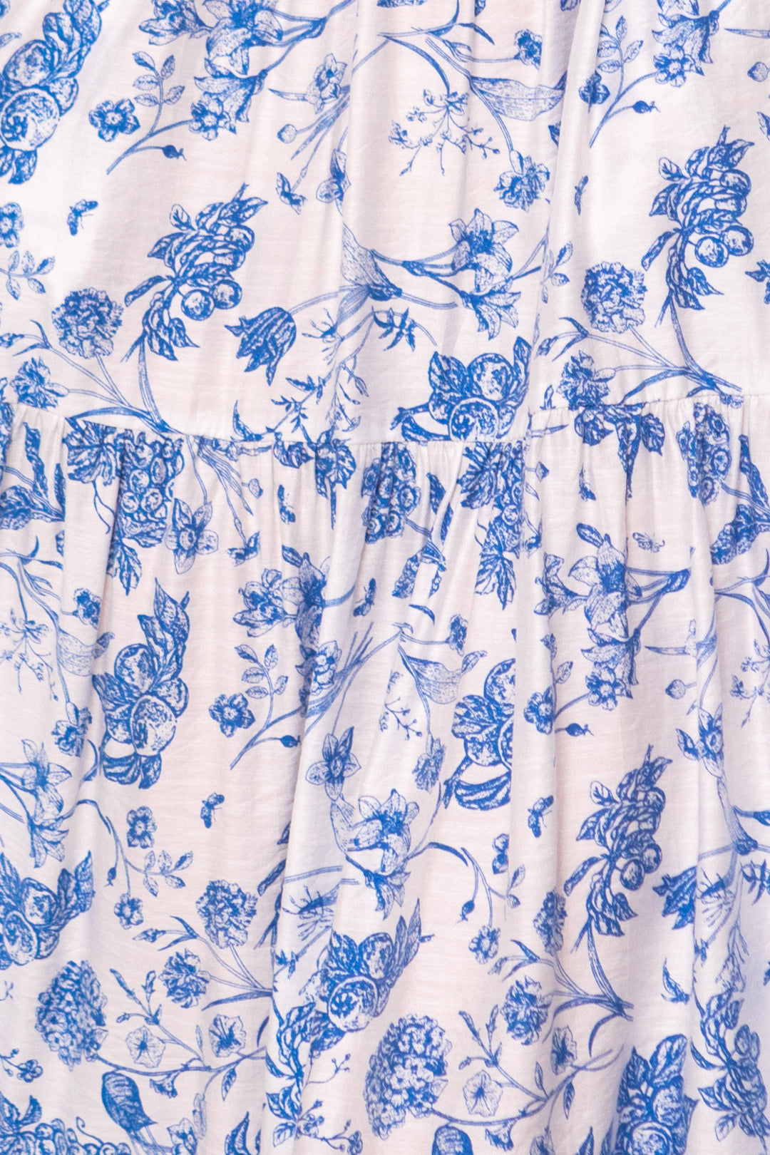 Madeline Maxi Dress in Indigo Floral
