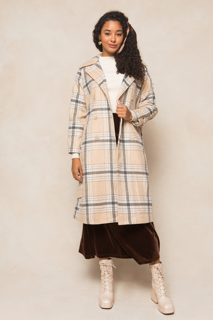 Molly Coat in Plaid - FINAL SALE