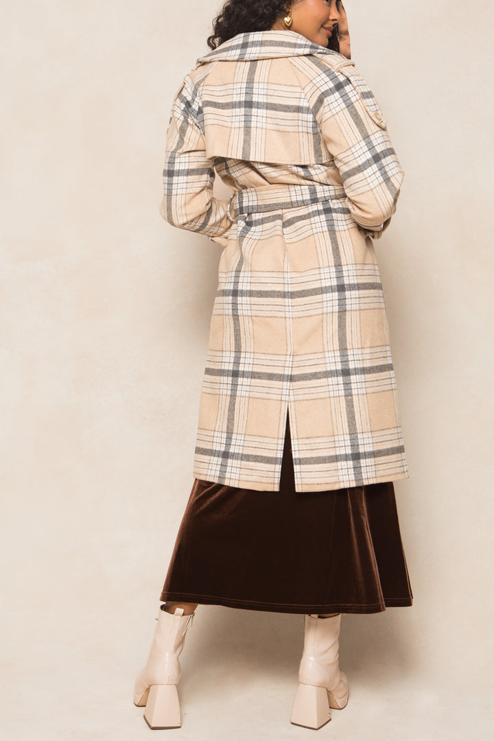 Molly Coat in Plaid - FINAL SALE