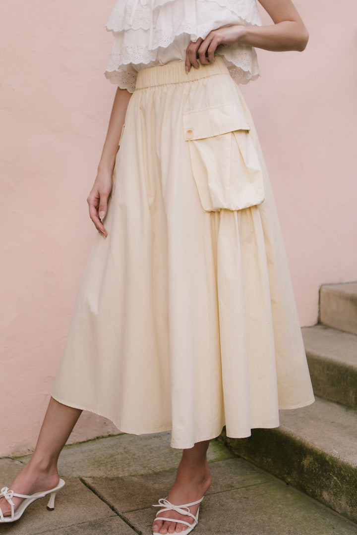 Nadia Skirt in Khaki