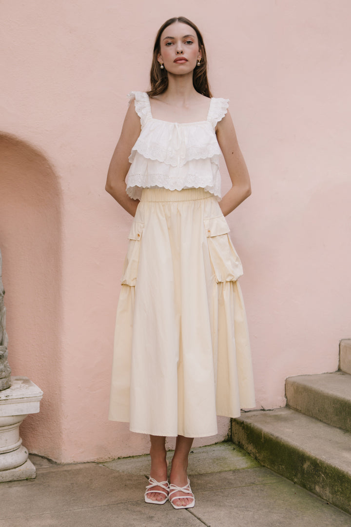 Nadia Skirt in Khaki