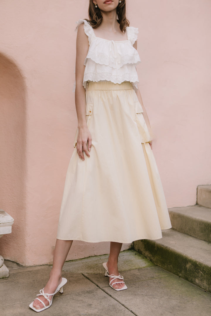 Nadia Skirt in Khaki