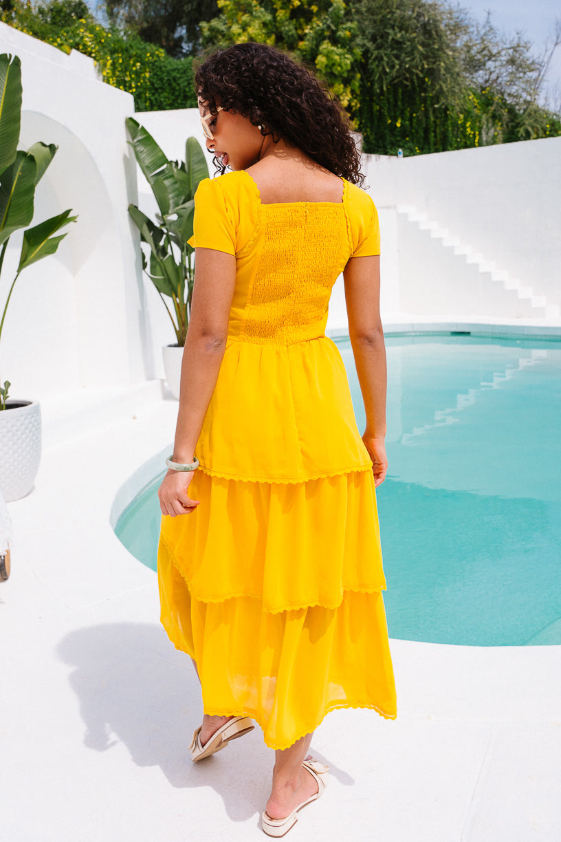 Natalie Dress in Marigold - FINAL SALE