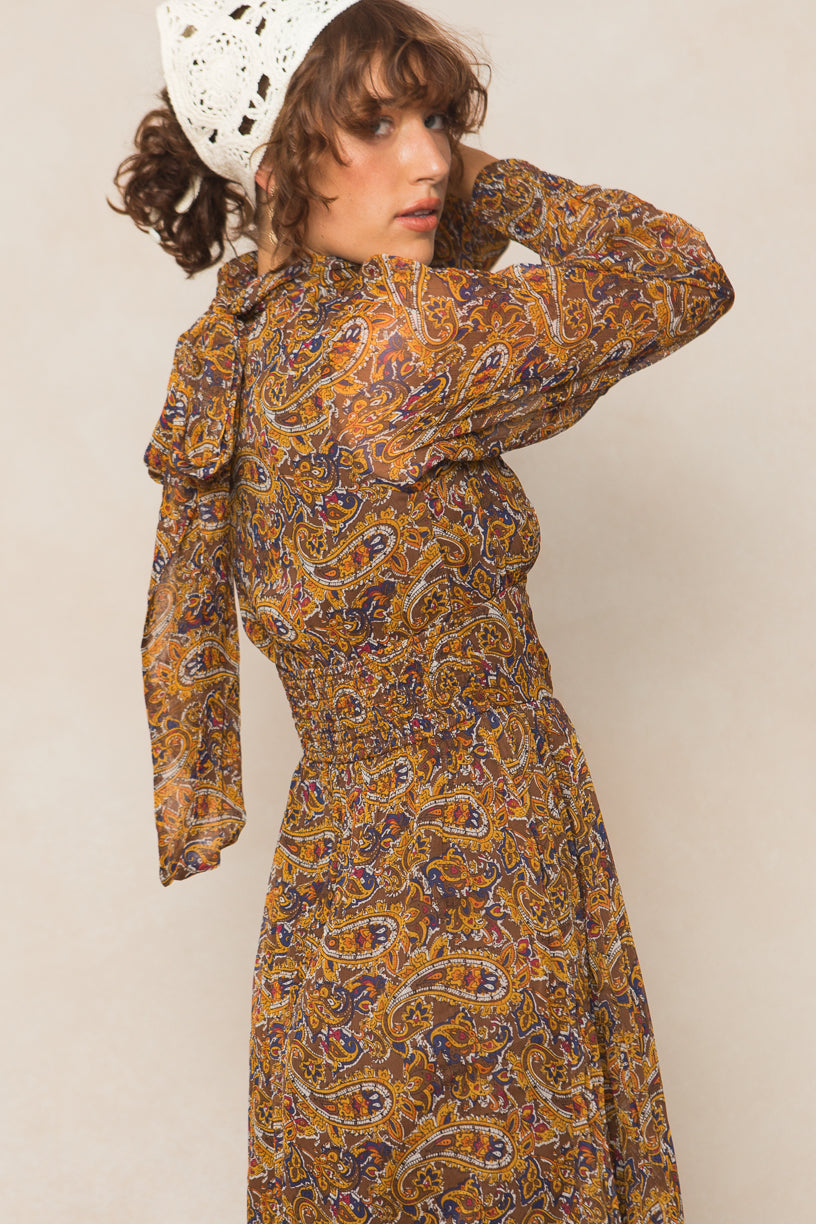 Payton Dress in Paisley - FINAL SALE