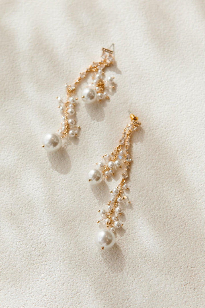 Pearl Dangle Drop Earrings