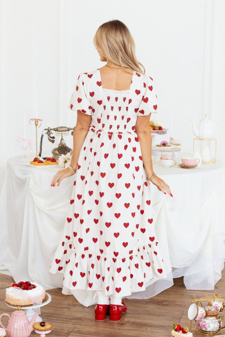 Picnic Dress in Hearts