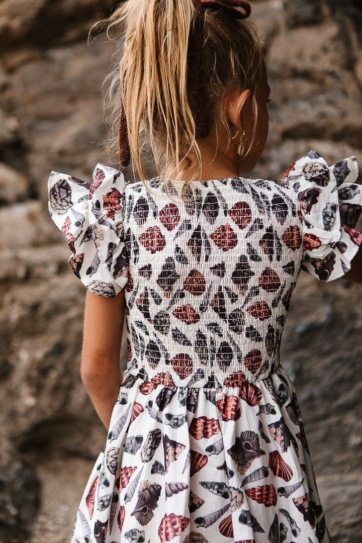 Mini Hattie Dress in Seashell - FINAL SALE