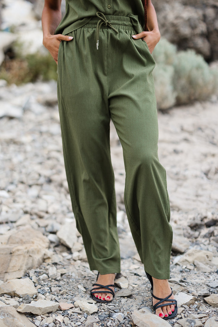 Newport Pants in Olive - FINAL SALE