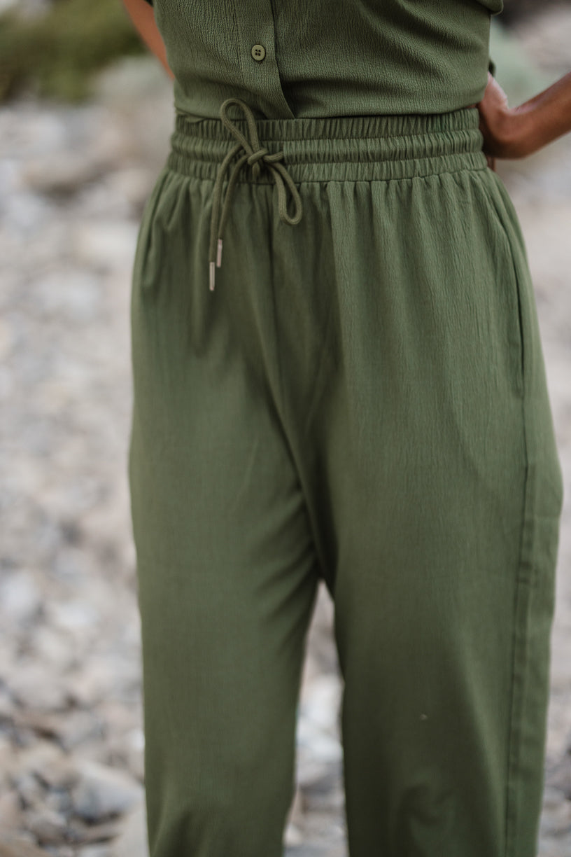 Newport Pants in Olive - FINAL SALE