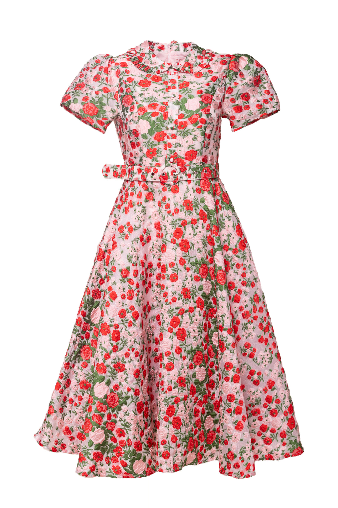 Remi Dress in Red Floral - FINAL SALE