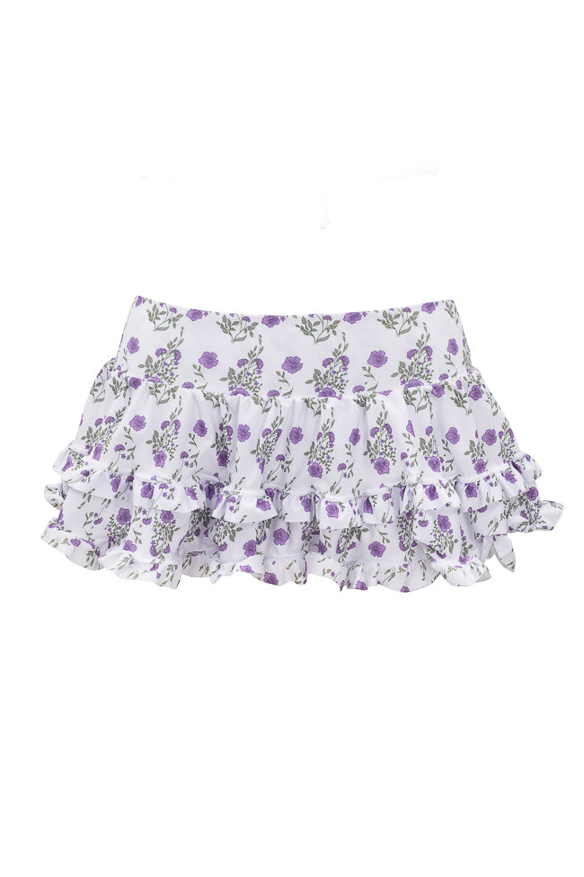 Rita Ruffle Skirt in Maeve Floral