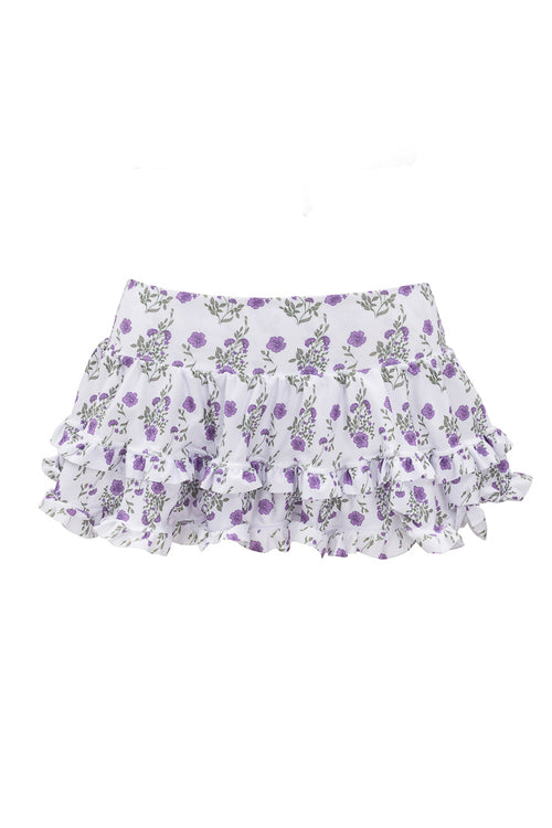 Rita Ruffle Skirt in Maeve Floral