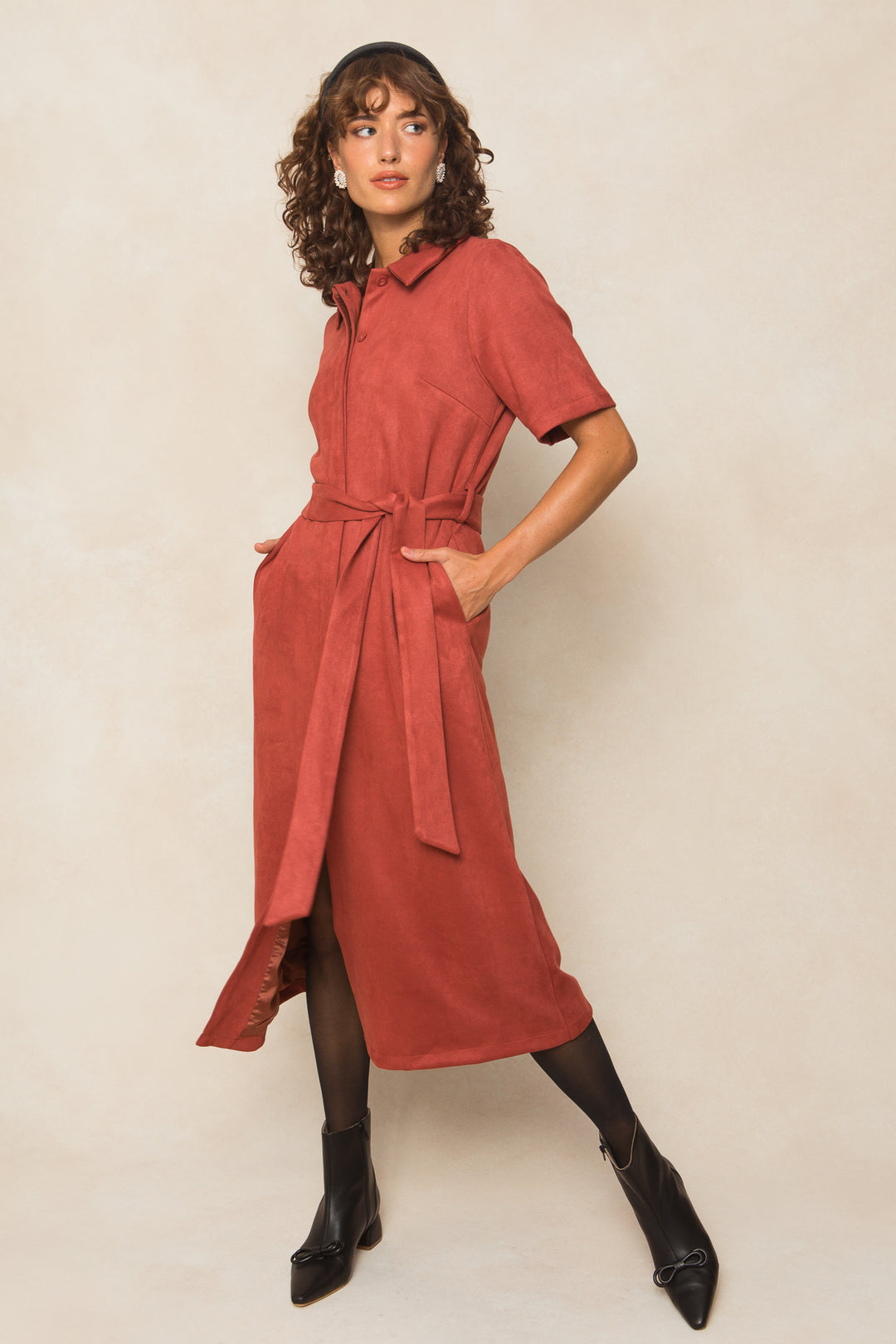 Rory Suede Dress - FINAL SALE