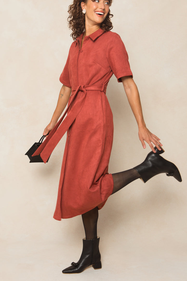 Rory Suede Dress - FINAL SALE