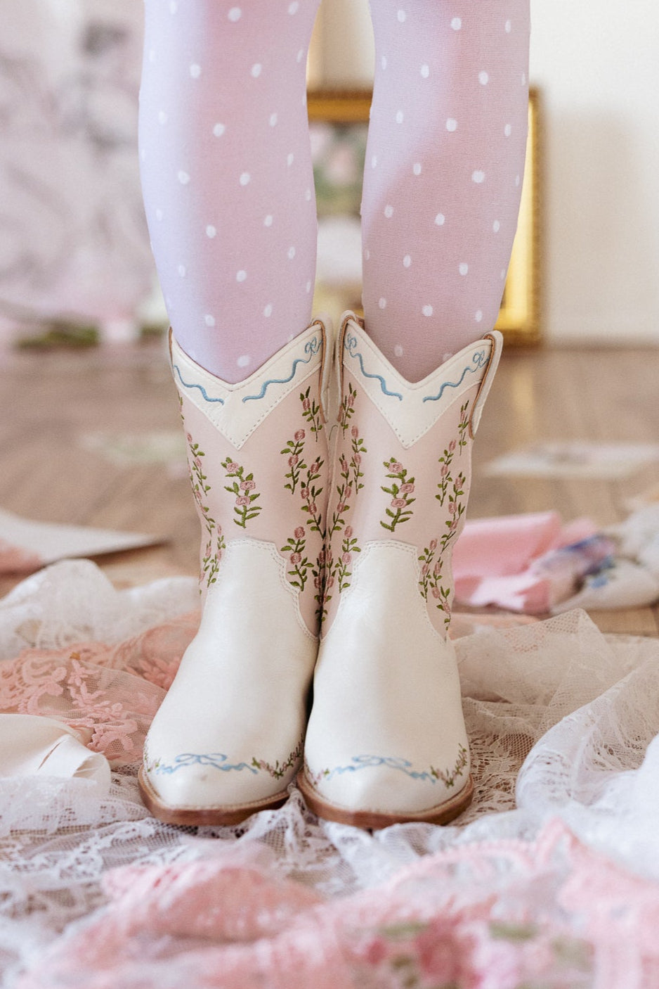 Mini Rosemary Cowgirl Boots