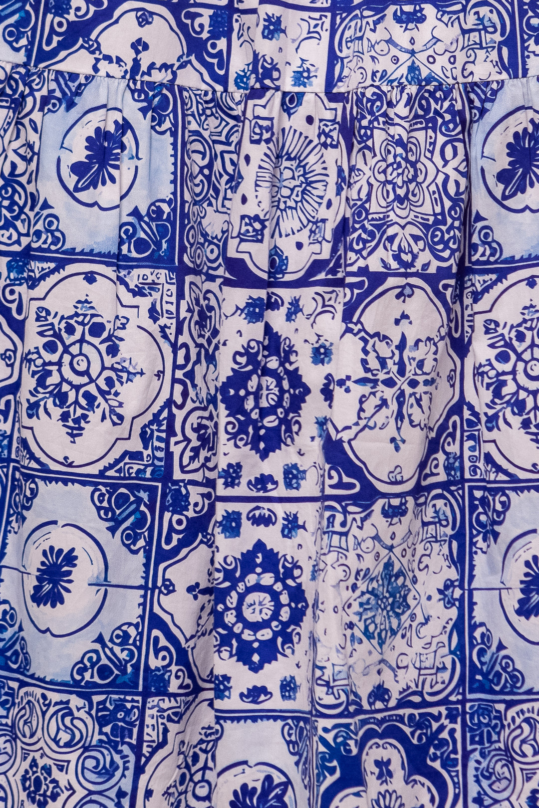 Rosina Skirt in Blue Tile