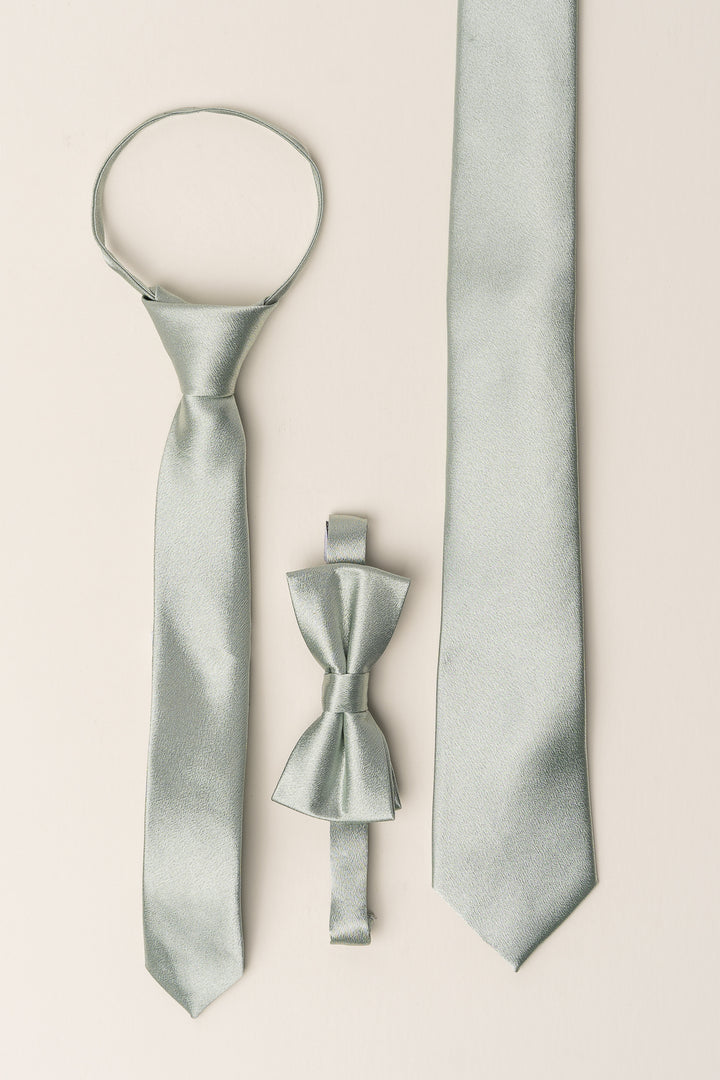 Max Boys Tie in Sage-Mini