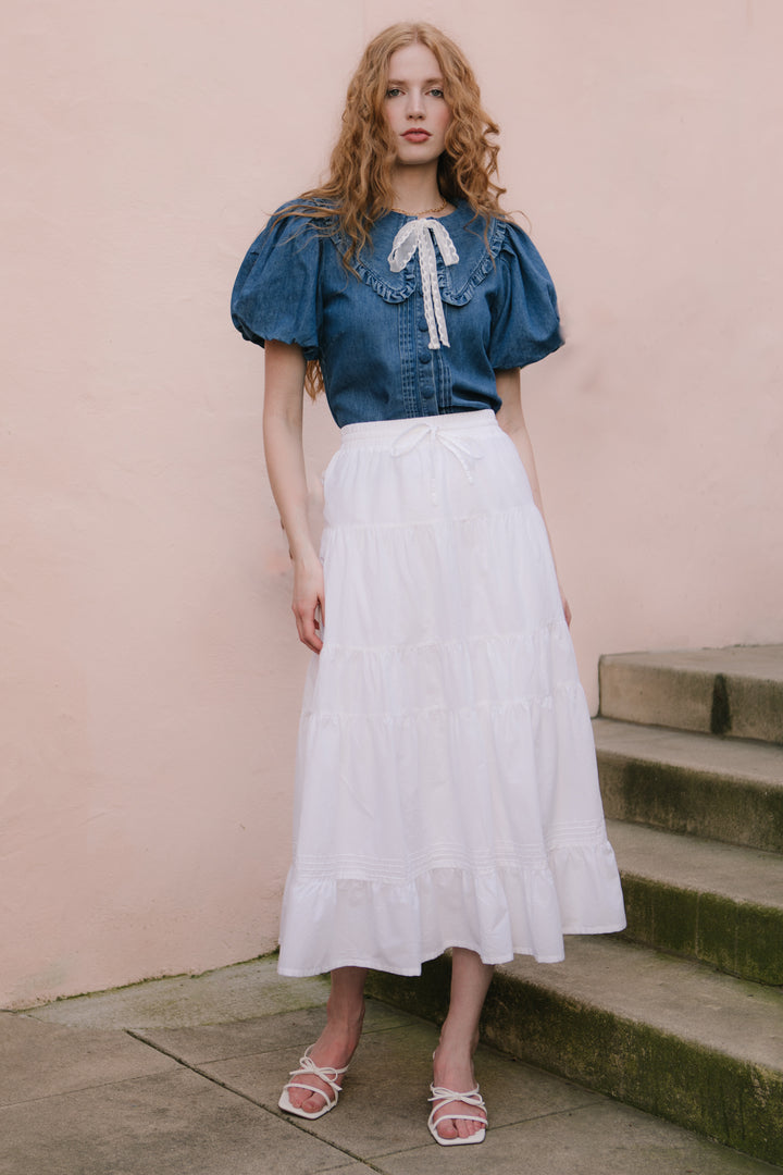 Sansa Skirt in White