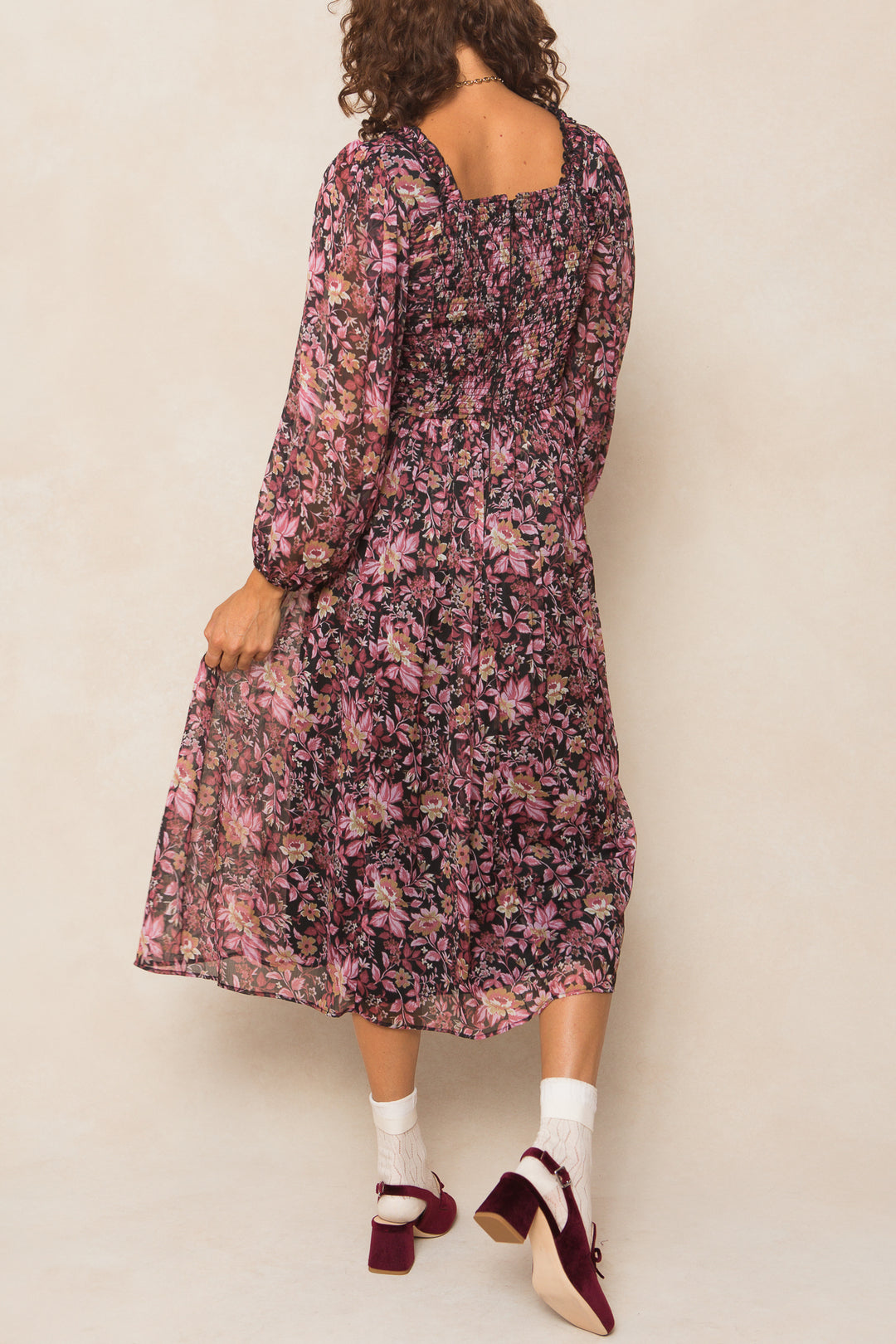 Sasha Dress in Faded Floral - FINAL SALE