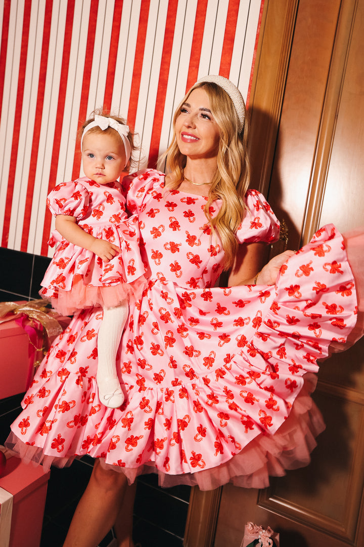 Baby Scottie Dress in Candy Canes - FINAL SALE