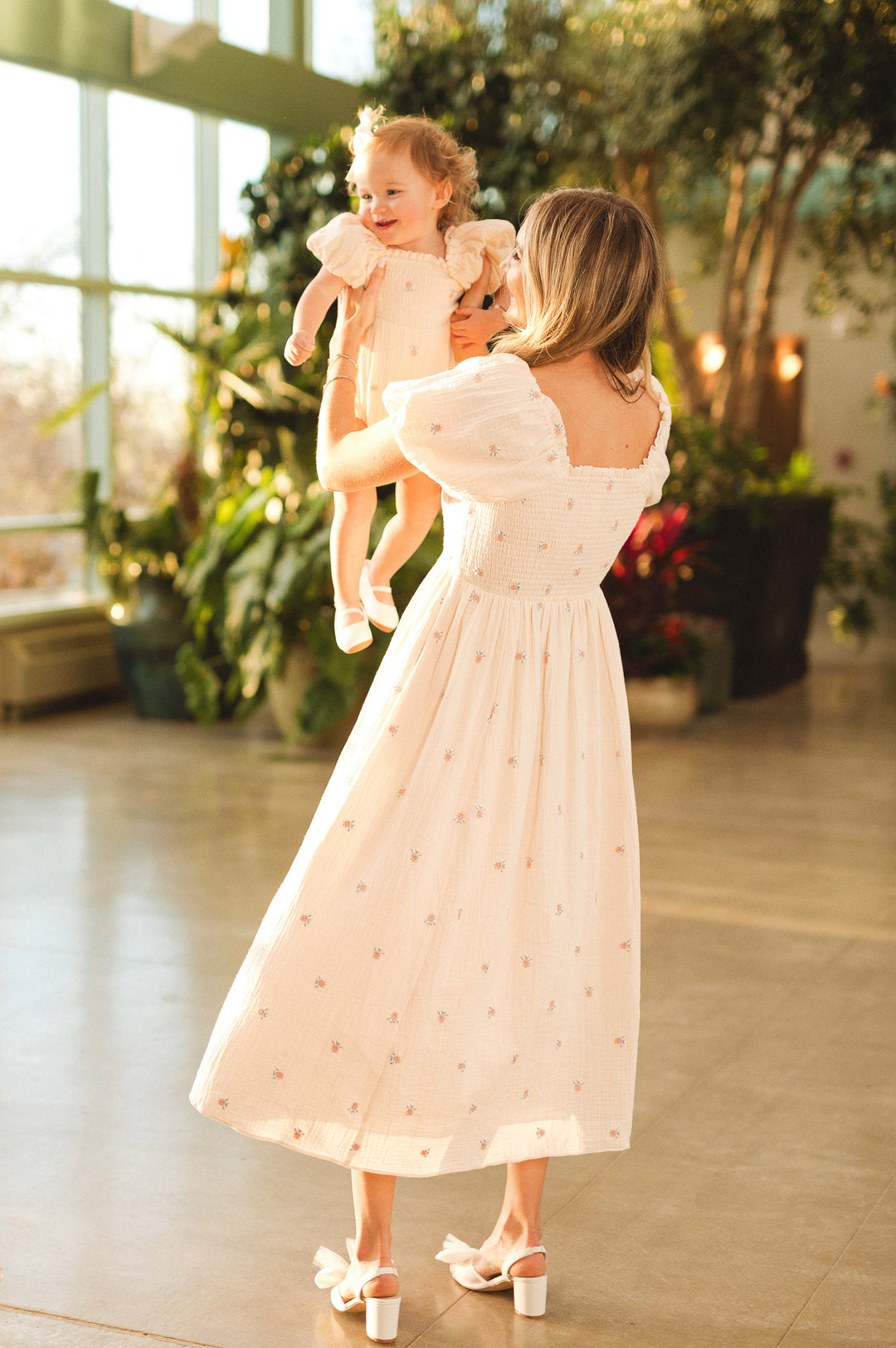 Serendipity Dress in Cream Floral