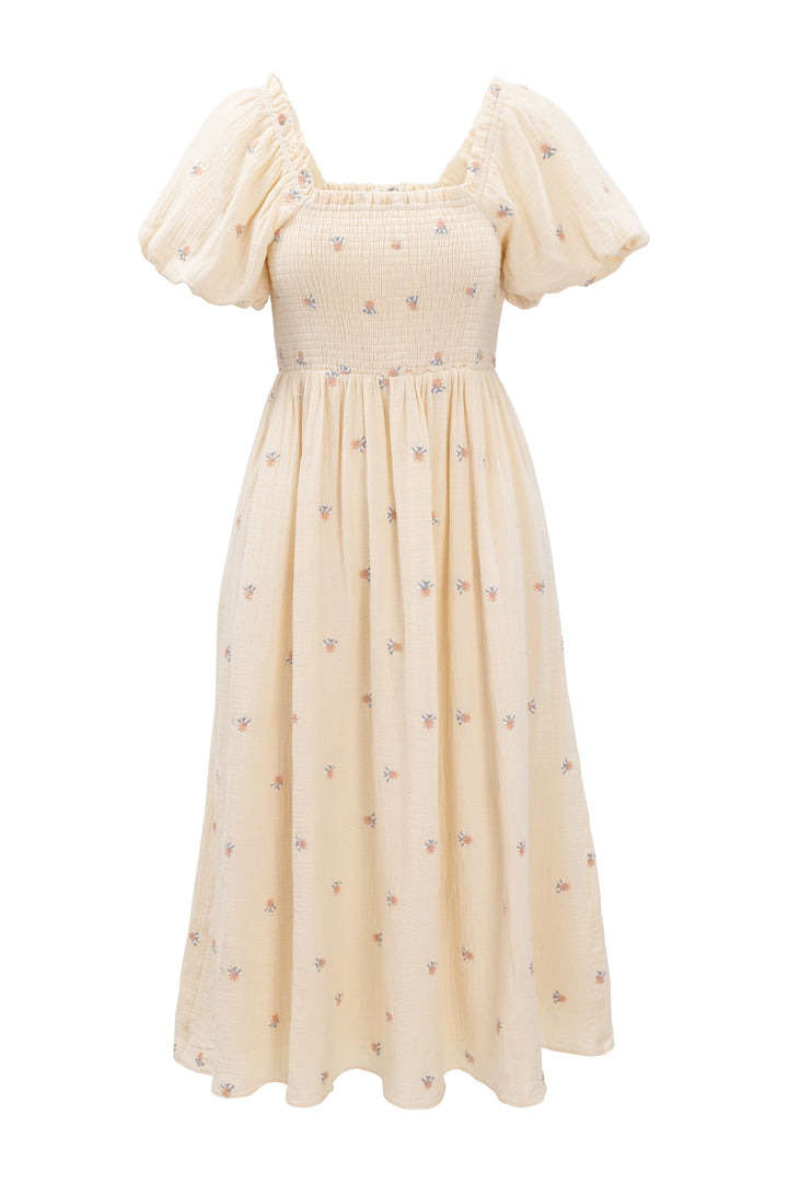 Serendipity Dress in Cream Floral