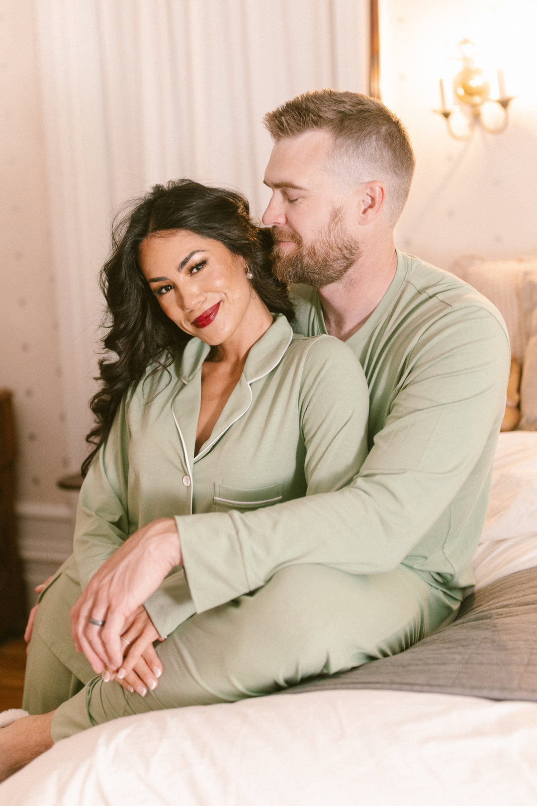 So Soft Classic Pajama Set in Green